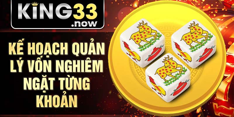 Kế hoạch quản lý vốn nghiêm ngặt từng khoản 